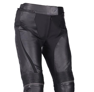 Cuir de vache et tissu samtex à quatre voies Pantalon de moto en cuir Cafe Racer Pantalon de course automobile Veste d'équitation unisexe - Product Image 2