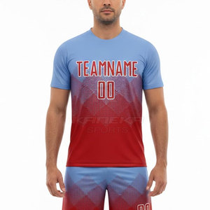 Camiseta Deportiva de Verano, Transpirable, de Secado Rápido, Manga Corta, Sublimada, con Tela de Poliéster Suave para Ropa Deportiva - Product Image 6