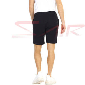 Wholesale Customized Men's High Street Style Jogger Shorts Breathable Cotton Canvas Knitted Weave <b>Drawstring</b> Closure Custom Logo - Product Image 6