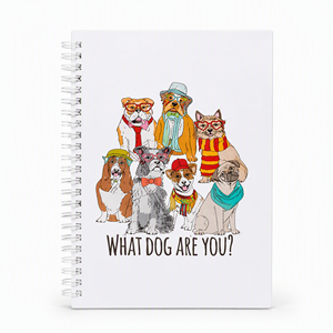 Diario de Cuero A5, Cuaderno Encuadernado en Espiral de 100gsm, 100 Hojas, Cubierta y Papel Interior Personalizados, Agenda Escolar - Product Image 1