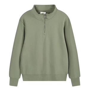 เสื้อสวมหัวขนแกะพัฟสำหรับผู้ชายโอเวอร์ไซส์ซิป3D พิมพ์ลายนูนดิจิตัลใส่ปกติ - Product Image 2