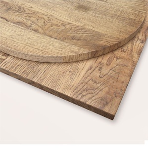 Cheap Price Solid Oak Wood Tabletop for Indoor Seating - Moisture-Resistant - Product Image 1