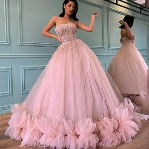 Elegant Luxury Formal Dress Beaded Handwork Sleeveless Evening Gown a Line <b>Prom</b> Dress Tulle <b>Party</b> Evening Dress - Product Image 4