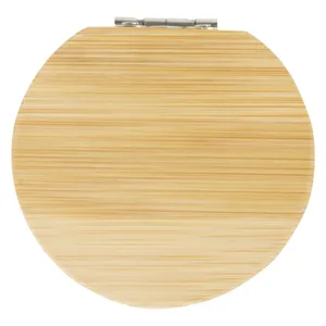 Sustainable Afrodit Bamboo Pocket Vanity <b>Mirror</b> Eco-Friendly Beauty Gadgets - Product Image 4