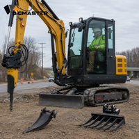 Nouvelle Mini-Excavatrice 3,5T 2026 Kubota V1505 – Pelle sur Chenilles Efficace de 3,5 Tonnes avec Attache Rapide Hydraulique et Cabine Climatisée à Vendre