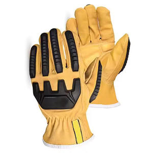Vente en gros de gants de travail anti-impact de sécurité pour mécanicien en cuir de construction gants de travail techniques de sécurité TPR gant de mécanicien d'hiver - Product Image 1