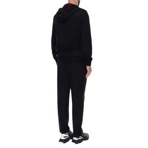 Survêtement 2 pièces d'hiver respirant zippé pour hommes, marque privée personnalisée, vêtements de sport d'hiver, ensemble de jogging à capuche pour adultes - Product Image 4