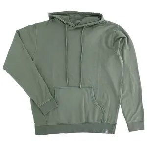 เสื้อมีฮู้ดผ้าคอตตอนสีเทาอ่อนใส่ได้ทั้งชายและหญิงมีกระเป๋าสำหรับฤดูหนาวพิมพ์ลายดิจิตอลสั่งทำแบรนด์ได้ - Product Image 1