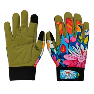 Guantes de Jardinería Ligeros con Diseño Floral para Mujer, Cómodos, Transpirables, con Palma de Microfibra y Dorso de Spandex, Resistentes a Espinas - Product Image 2