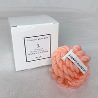 TOOWIN Chunky Garnball Duftkerze, Dekoratives Fotografie-Requisit, Garnknoten-Kerze