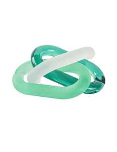 Décoration murale créative en résine en forme de chaîne, faite à la main, moderne, pour mariage, accent décoratif d'intérieur pour espaces domestiques élégants - Product Image 1