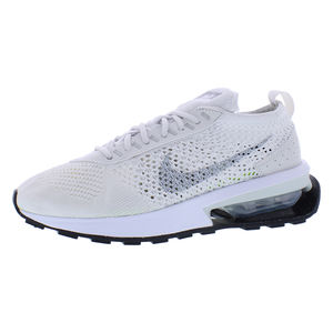 Zapatos Nike Air Max Flyknit Racer para mujer Color: Blanco/Platino/Negro 100% auténtico - Product Image 1