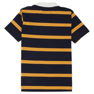 Camiseta de manga corta de algodón 100% de alta calidad para hombre, camiseta Polo informal estampada en contraste, camisetas lisas a la venta - Product Image 3