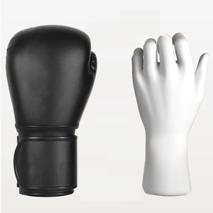 Gants de boxe en cuir de vache véritable de haute qualité, logo personnalisé OEM, fitness professionnel, cuir PU, sangle de poignet réglable - Product Image 5