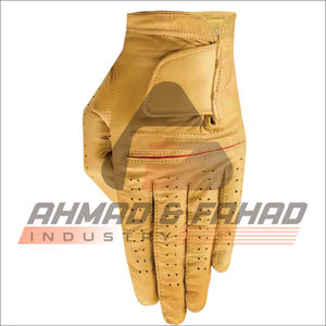 Guantes de golf personalizables de calidad superior de alto impacto servicios OEM disponibles cuero transpirable con etiqueta privada de buen precio - Product Image 6