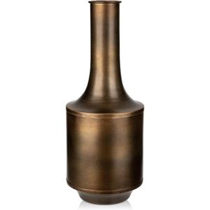 Jarrón de hierro revestido con esmalte de Color dorado, decoración de Metal atemporal, florero personalizable, jarrón elegante personalizado para el hogar y la Oficina - Product Image 2