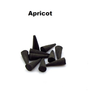 Cônes d'encens d'abricot naturel approvisionnement en gros de cônes d'encens de meilleure marque (noir) - Product Image 1