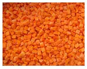 Tranches de carottes congelées du Vietnam Processus IQF Carottes sucrées de haute qualité pour l'exportation Vente en gros et service alimentaire Emballage en vrac - Product Image 1