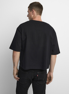 T-shirt coupe carrée de haute qualité pour hommes 180gsm 100% coton respirant à manches courtes décontracté coupe ample imprimé - Product Image 5