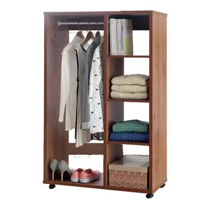 Heavy Duty Wardrobe Closet Premium Clothing Rack Armario for Bedroom - Product Image 1