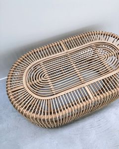 Best-seller Napperons de table en rotin de base faits à la main Napperons ronds Décoration en rotin pour cuisine et salle à manger Réglage occasionnel de la maison - Product Image 5