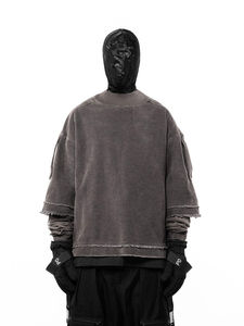 Sweat-shirt pour homme en coton 100% tendance automne, logo brodé 3D, respirant, anti-boulochage, plusieurs couleurs, sweat-shirts à capuche - Product Image 4