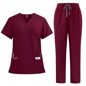 Uniformes Médicos de Alta Calidad al por Mayor, Conjunto de Uniformes de Enfermería de Poliéster y Elastano para Mujer, Uniformes de Enfermería, Uniformes Médicos para Hombre - Product Image 2