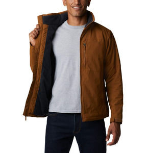 Chaqueta Softshell Personalizada para Hombre al por Mayor, Chaqueta Softshell Hecha 100% de Lana y Cuero para Hombre - Product Image 5