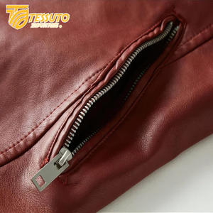 Chaqueta de cuero para hombre de la mejor calidad, nueva chaqueta de cuero a la moda para hombre, chaquetas de cuero Tessuto de estilo universitario clásico transpirable - Product Image 3