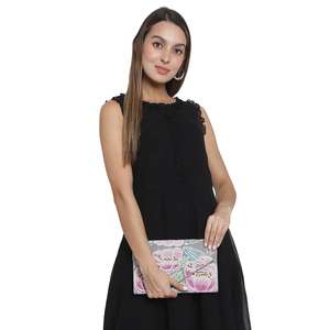 New Arrival Designer Handmade Women Beaded Luxury Trendy Party <b>Wedding</b> Clutch Bag Glamor Embroidered <b>Handbag</b> Wholesale - Product Image 2