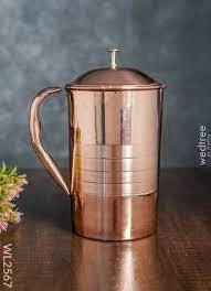 Elegant Printed <b>Copper</b> <b>Jug</b> Good Quality Enamel Printed <b>Copper</b> Water <b>Jug</b> for Royal Family Use Drink Ware <b>Jug</b> From India - Product Image 3