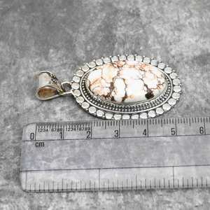 Colgante de Jaspe Caballo Salvaje, Plata de Ley 925, Colgante de Piedra Preciosa Hecho a Mano, Collar de Joyería, Regalo para Ella, Joyería de Jaspe Caballo Salvaje - Product Image 2