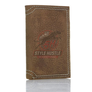Cartera de cuero con múltiples ranuras para tarjetas, fabricada en fábrica, venta directa, para venta en línea, para hombre, uso casual y de negocios. - Product Image 3