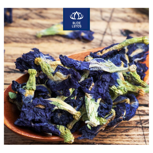 แนวคิดการตกแต่งอาหารผสมน้ำชาสมูทตี้และสร้างสรรค์ดอกไม้ถั่วผีเสื้อตากแห้ง - Product Image 1