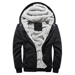 Wholesale Puls Size winter Men's Hoodies Full <b>Zip</b> <b>Up</b> Custom Print Logo Hoodie For Man And Women - Product Image 4