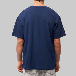 2025เสื้อยืดไหล่ตกสำหรับผู้ชาย, เสื้อยืดสไตล์ใหม่พิมพ์ลายโลโก้ออกแบบได้ตามต้องการทำจากผ้าฝ้าย100% น้ำหนักเบา - Product Image 2