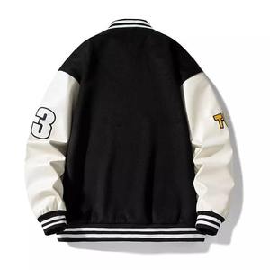 Precio al por mayor Varsity Jacket por encargo en Pakistán Fabricación hecha Logo Plus Size Cheap Letterman Versity Jacket - Product Image 4