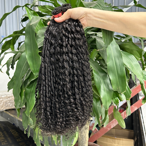 Livraison Gratuite Vente en Gros Fournisseur de Cheveux Humains Bruts Non Transformés Brésiliens Indiens Crépus Bouclés Kératine I Tip Pré-collé Extension - Product Image 5