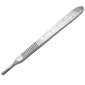 Poignée de scalpel 3 poignée de scalpel ergonomique n ° 3 outil chirurgical en acier inoxydable pour la médecine, le laboratoire et l'artisanat Kit de chirurgie Instruments chirurgicaux - Product Image 6