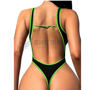 Monos de baile elásticos de color personalizados para práctica y espectáculos Traje de baile en Barra de talla única personalizado para niñas y adultos - Product Image 6