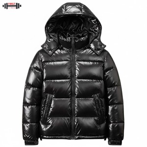 Veste matelassée décontractée pour homme en toile, sur mesure, réversible, écologique, de haute qualité - Product Image 1