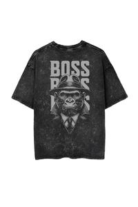 Camiseta Extra Grande de Algodón 100% Orgánico de Alta Calidad con Logotipo Personalizado, Impresión Serigráfica, Tinte Liso, Ecológica, Unisex - Product Image 2