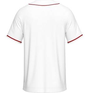 Custom <b>pink</b> <b>Ribbon</b> Full Button Breathable 100% Polyester Baseball Jersey Uniform with Sublimation Printing for Baseball Softball - Product Image 4