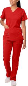 Usine directe médicale Scrubs ensemble unisexe médecin infirmière hôpital uniforme chirurgical survêtement pantalon haut Logo personnalisé en gros - Product Image 2