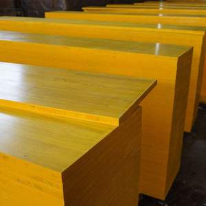 Contrachapado de Encofrado Amarillo de 3 Capas, Contrachapado de Encofrado Amarillo Impermeable, Panel de Encofrado de Tres Capas - Product Image 4