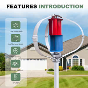 신상품 2000W 수직 풍력 터빈 <span class=keywords><strong>PMG</strong></span> 영구 자석 발전기 <span class=keywords><strong>2KW</strong></span> 풍력 발전기 출력 전압 12V 24V 48V - Product Image 4