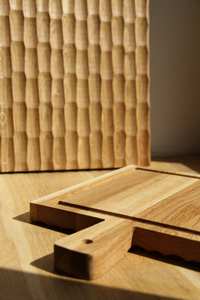 2026 Premium Solid <b>Oak</b> Chopping Board And Serving Board Natural Hardwood Kitchen Cutting Board For Home Restaurant And Hotel - Product Image 3