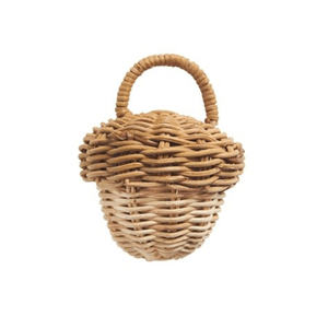 Elegant Rattan Bell <b>Christmas</b> Craft, Handmade Wicker Rattan Bell <b>Gift</b> <b>Box</b> for Rustic Home Party Tree Decor, Holiday Warmth Shine - Product Image 5