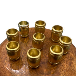 Bougeoir Menorah de Noël européen pour décoration de maison de luxe Coupe-bougie juive - Product Image 4