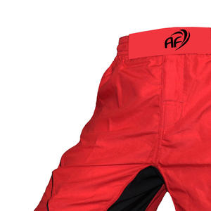 High Quality 100% Polyester MMA <b>Shorts</b> for <b>Men</b> Quick Dry and Breathable Solid Pattern Lightweight Training Gear - Product Image 5